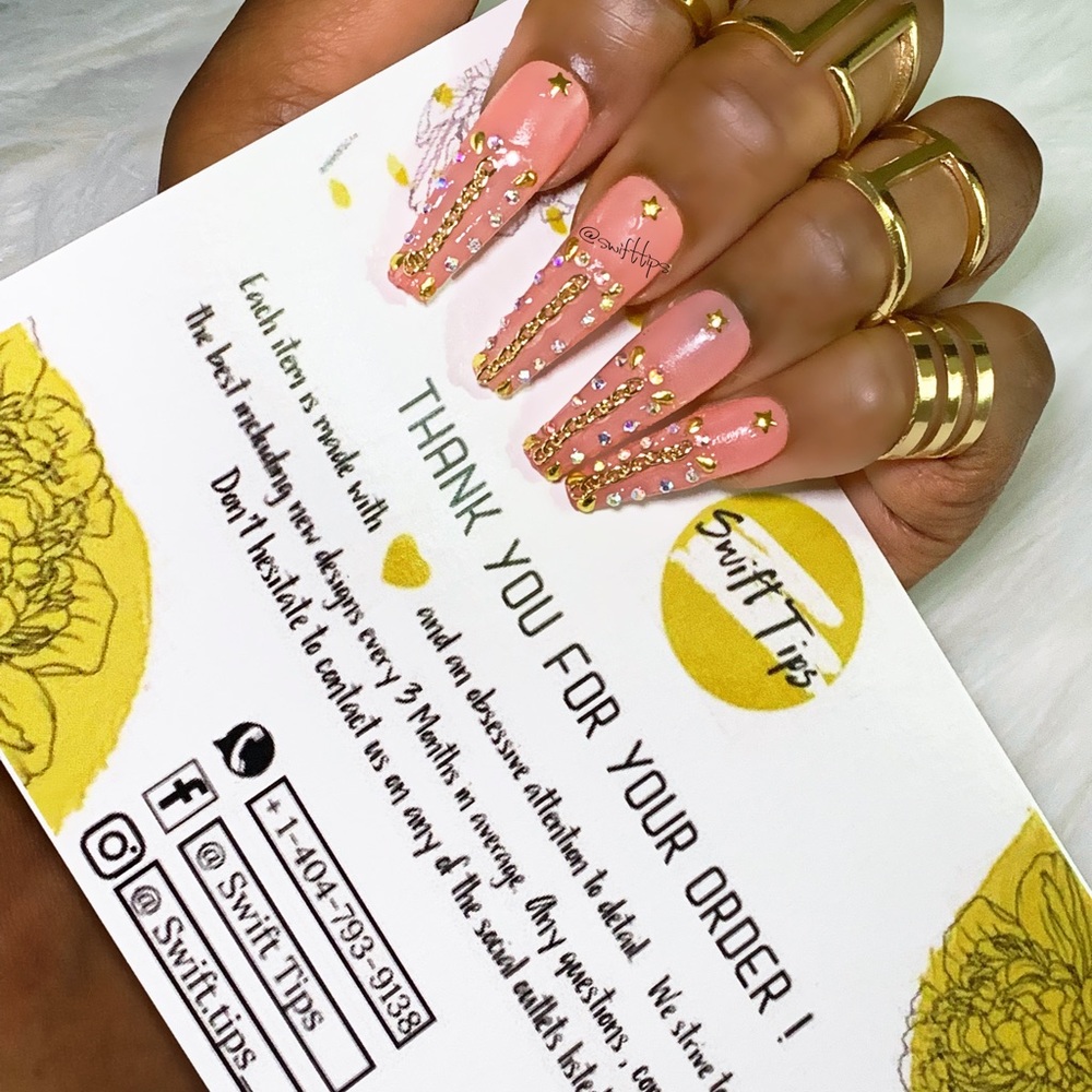 Press on nails , made to order